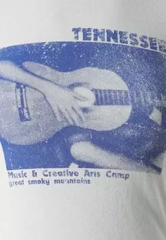 Футболка с принтом Tennessee Baby BDG Urban Outfitters, кремовый