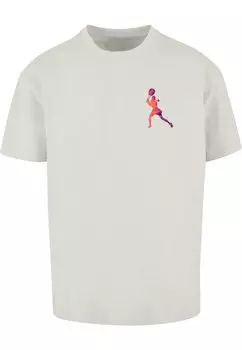 Футболка с принтом TENNIS SILHOUETTE-HEAVY Merchcode, цвет lightasphalt