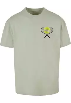 Футболка с принтом TENNIS TOURNAMENT HEAVY Merchcode, цвет softsalvia