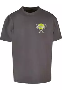 Футболка с принтом TENNIS TOURNAMENT HEAVY Merchcode, цвет magnet