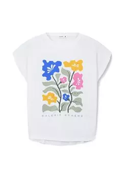 Футболка с принтом Terranova, белый