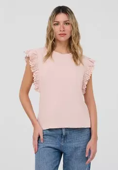 Футболка с принтом Terranova, розовый