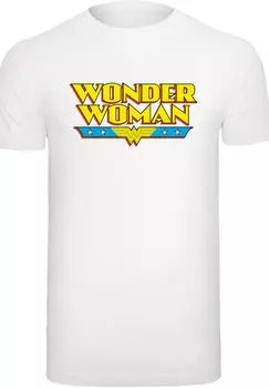 Футболка с принтом TEXT LOGO WITH ROUND NECK F4NT4STIC, белый