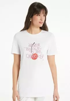 Футболка с принтом Tezenis, белый