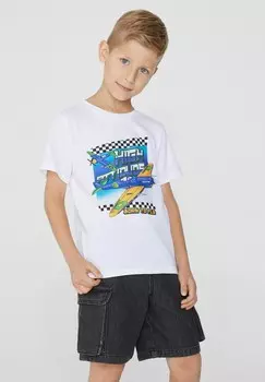 Футболка с принтом Tezenis, кремовый