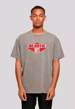 Футболка с принтом THE BEASTIE BOYS F4NT4STIC, серый