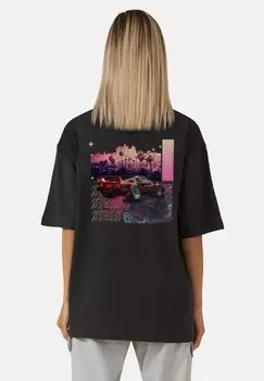 Футболка с принтом THE BUZZ HEAVY Stats, цвет gray