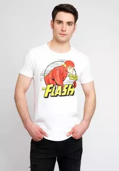 Футболка с принтом THE FASTEST MAN ALIVE LOGOSHIRT, цвет wei