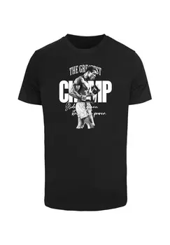 Футболка с принтом THE GREATEST Mister Tee, черный