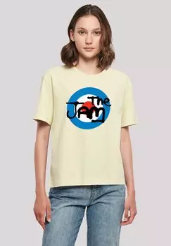 Футболка с принтом THE JAM BAND CLASSIC LOGO F4NT4STIC, желтый