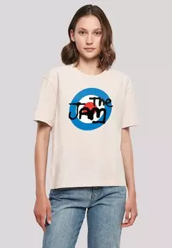 Футболка с принтом THE JAM BAND CLASSIC LOGO F4NT4STIC, розовый