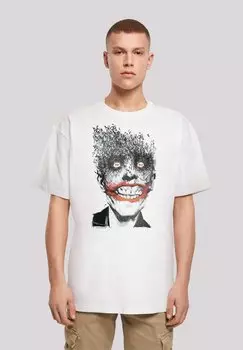 Футболка с принтом The Joker Bats F4NT4STIC, белый