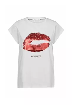 Футболка с принтом THE KISSCC TEE Co'couture, белый