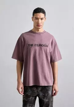 Футболка с принтом The Kooples, бордовый