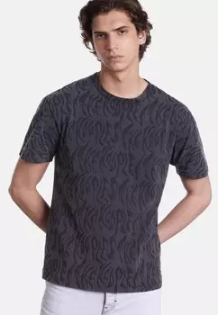 Футболка с принтом The Kooples, черный