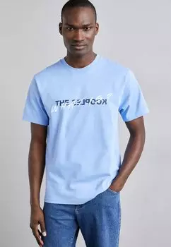 Футболка с принтом The Kooples, цвет steel blue
