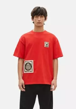 Футболка с принтом The Kooples, красный