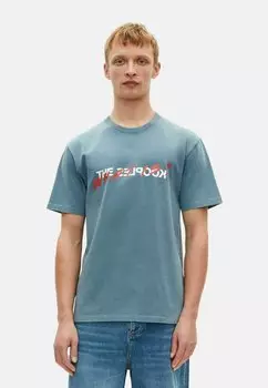 Футболка с принтом The Kooples, синий