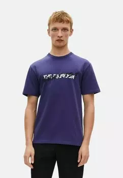 Футболка с принтом The Kooples, темно-синий