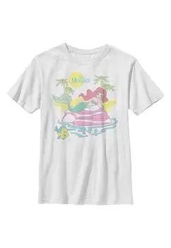 Футболка с принтом The Little Mermaid Beachy Ariel Disney, белый