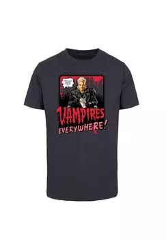 Футболка с принтом THE LOST BOYS VAMPIRES ABSOLUTE CULT, темно-синий