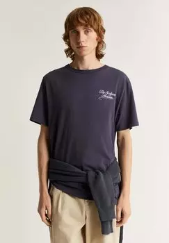 Футболка с принтом THE MAISON Scalpers, темно-синий