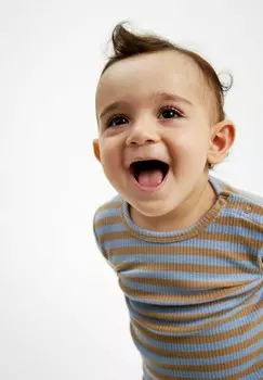 Футболка с принтом The New Siblings, синий