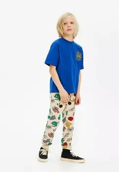 Футболка с принтом The New, синий