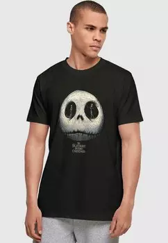 Футболка с принтом The Nightmare Before Christmas Jacks Eyes ABSOLUTE CULT, черный