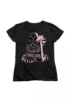 Футболка с принтом THE NIGHTMARE BEFORE CHRISTMAS VALENTINE ETERNALLY YOURS Star Wars, черный