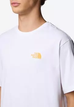 Футболка с принтом The North Face, белый