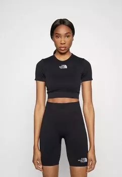 Футболка с принтом The North Face, черный