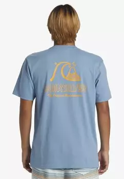 Футболка с принтом THE ORIGINAL Quiksilver, цвет blue shadow