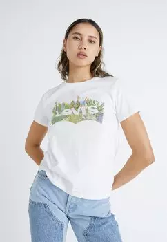 Футболка с принтом THE PERFECT TEE Levi's, цвет bright white