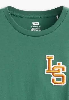 Футболка с принтом THE PERFECT TEE Levi's, темно-зеленый