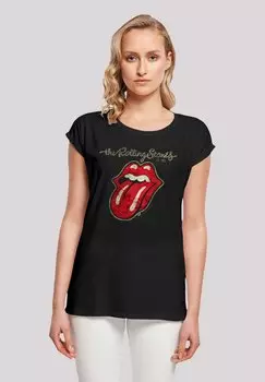Футболка с принтом THE ROLLING STONES F4NT4STIC, черный
