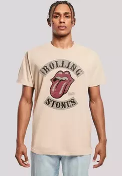 Футболка с принтом THE ROLLING STONES ROCKBAND TOUR 78 F4NT4STIC, цвет sand