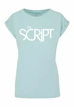 Футболка с принтом THE SCRIPT LOGO Merchcode, синий