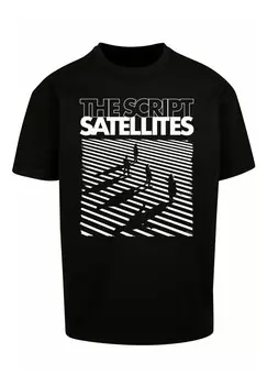 Футболка с принтом THE SCRIPT SATELLITES ALBUM HEAVY Merchcode, черный