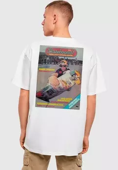 Футболка с принтом THE SKATEBOARD MAGAZIN COVER NO 11 Merchcode, белый