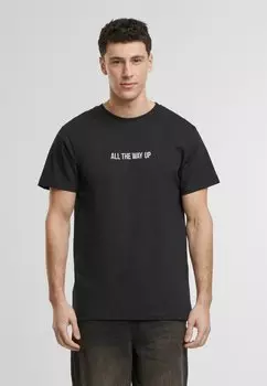Футболка с принтом THE WAY UP Mister Tee, черный