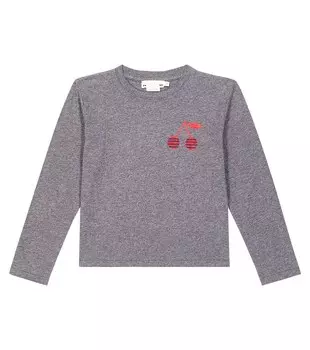 Футболка с принтом Theia Bonpoint, серый