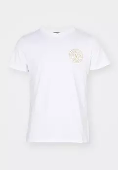 Футболка с принтом THICK FOIL Versace, белый