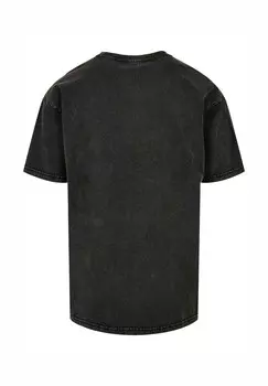 Футболка с принтом THIN LIZZY DONT BELIEVE A WORD FOX ACID WASHED Merchcode, черный