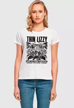 Футболка с принтом THIN LIZZY NEW VICTORIA THEATRE BOX TEE Merchcode, белый