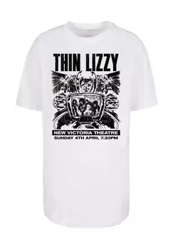 Футболка с принтом THIN LIZZY NEW VICTORIA THEATRE BOYFRIEND Merchcode, белый