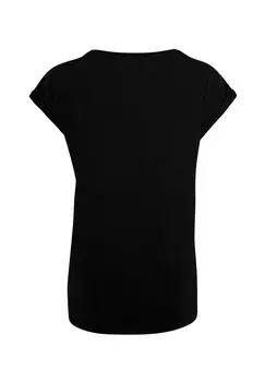 Футболка с принтом THIN LIZZY ROCKER SMALL LOGO Merchcode, черный