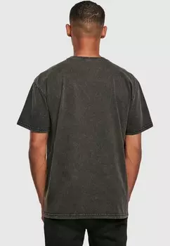 Футболка с принтом THIN LIZZY ROSE TEE Merchcode, черный