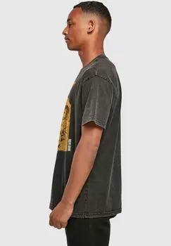 Футболка с принтом THIN LIZZY VAGABONDS JAPAN ACID WASHED Merchcode, черный