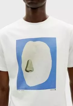 Футболка с принтом THINKING MU T-SHIRT SENSE Thinking Mu, белый